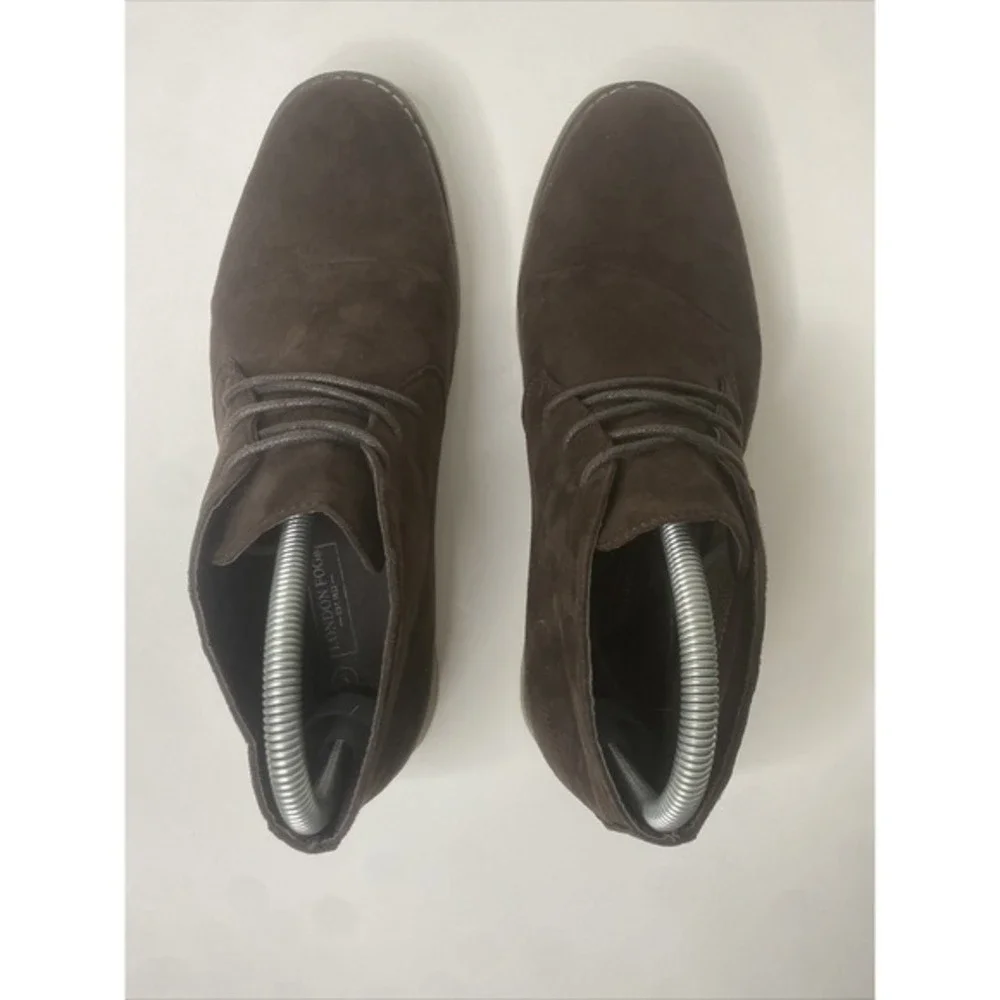 London Fog Men's Broadstreet Chukka Boot Brown Casual Walking 9M PG601M VERYGOOD